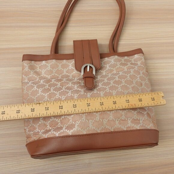 Roberta Di Camerino‎ Bag Brown Bucket Italian Leather Shoulder Tote Purse ITALY - Picture 6 of 16